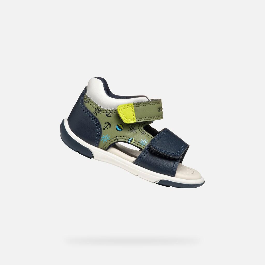 Sandales Bébé Garçon B SANDAL ZAPITO BOY Pistache/Bleu Marine 2/7