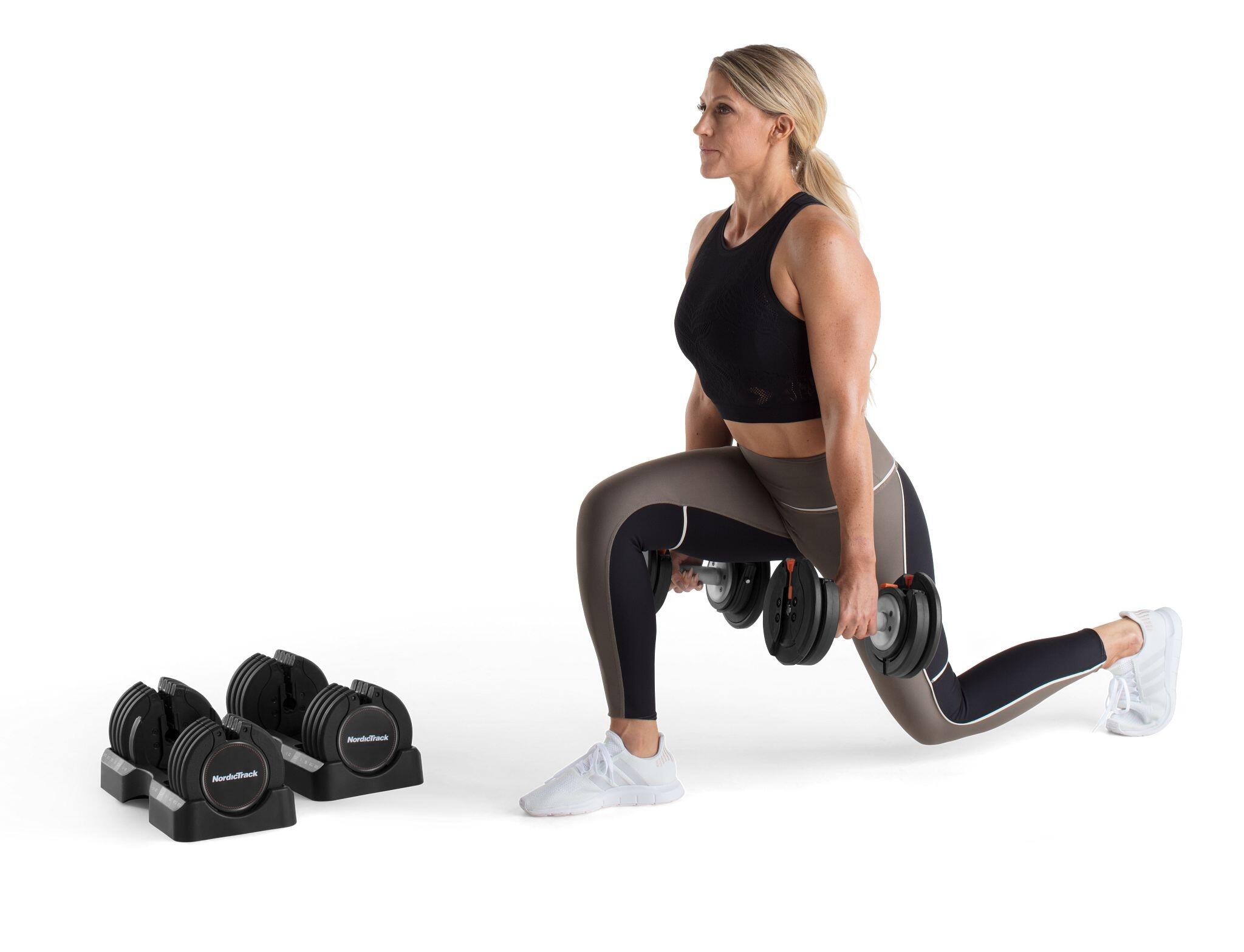 Pack Haltères de 25kg (x2) Réglable + Banc de musculation 4/7