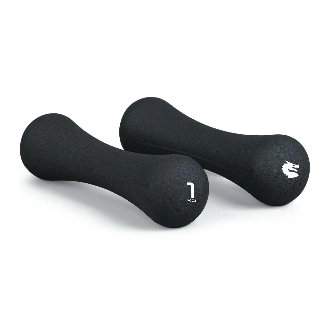 Morgan Neoprene Bone Shape Dumbbells Pair