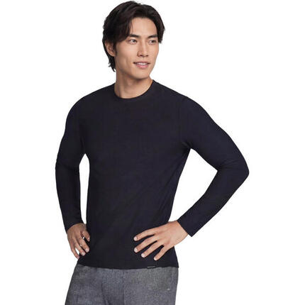 Blouse Skechers GO DRI All Day Long Sleeve Tee, Zwart, Mannen