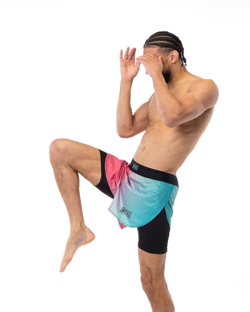 Short MMA 2-en-1 Metal Boxe Miami Vibe L 5/6