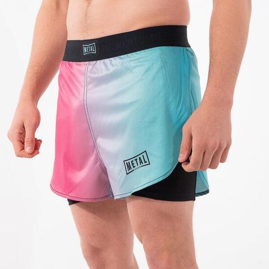 Short MMA 2-en-1 Metal Boxe Miami Vibe S