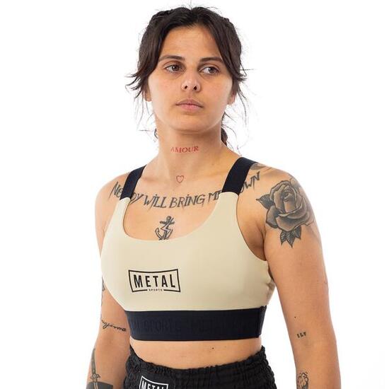 Brassière sport Metal Boxe Desert Storm L