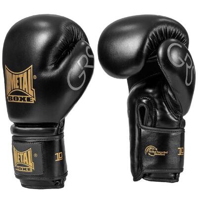 Guantoni boxe Metal Boxe Grigio Nero 14 oz