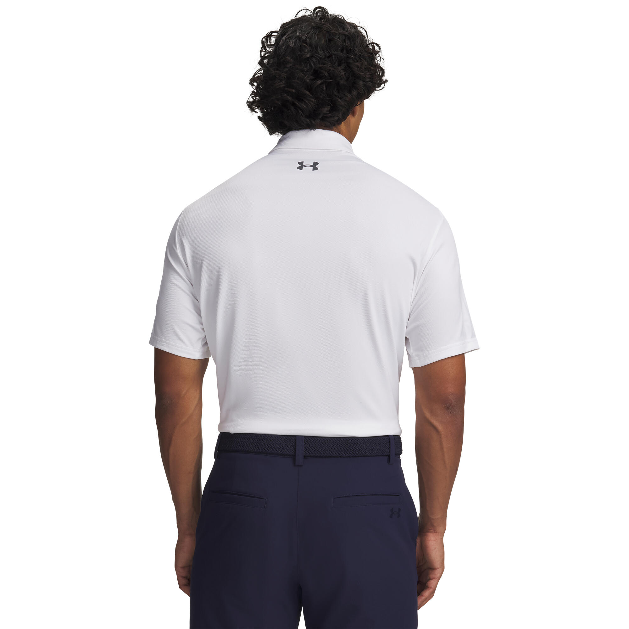 Polo maniche corte Uomo UA MATCHPLAY POLO Bianco - Nero 2/4