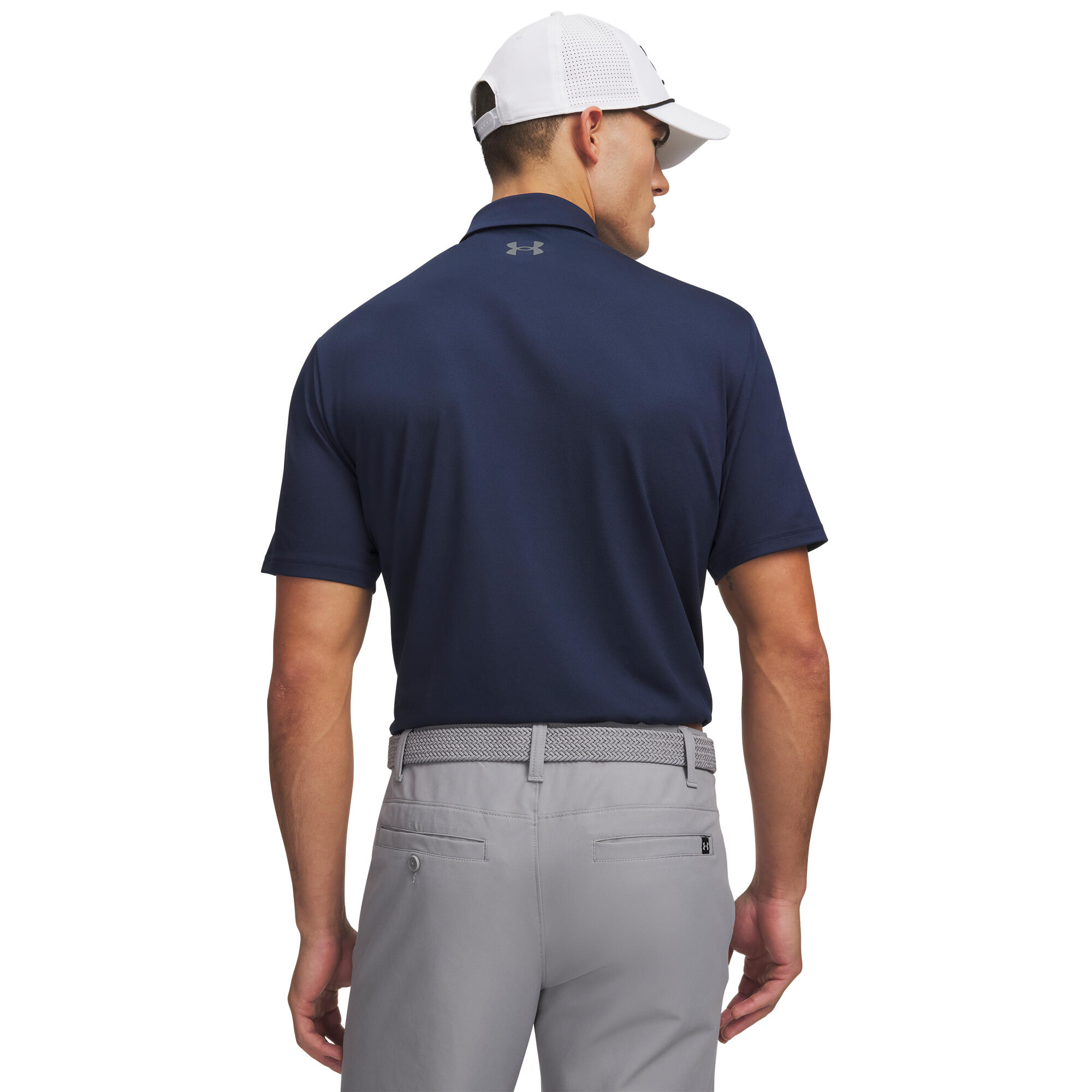 Polo maniche corte Uomo UA MATCHPLAY POLO Blue scuro - Grigio 2/4