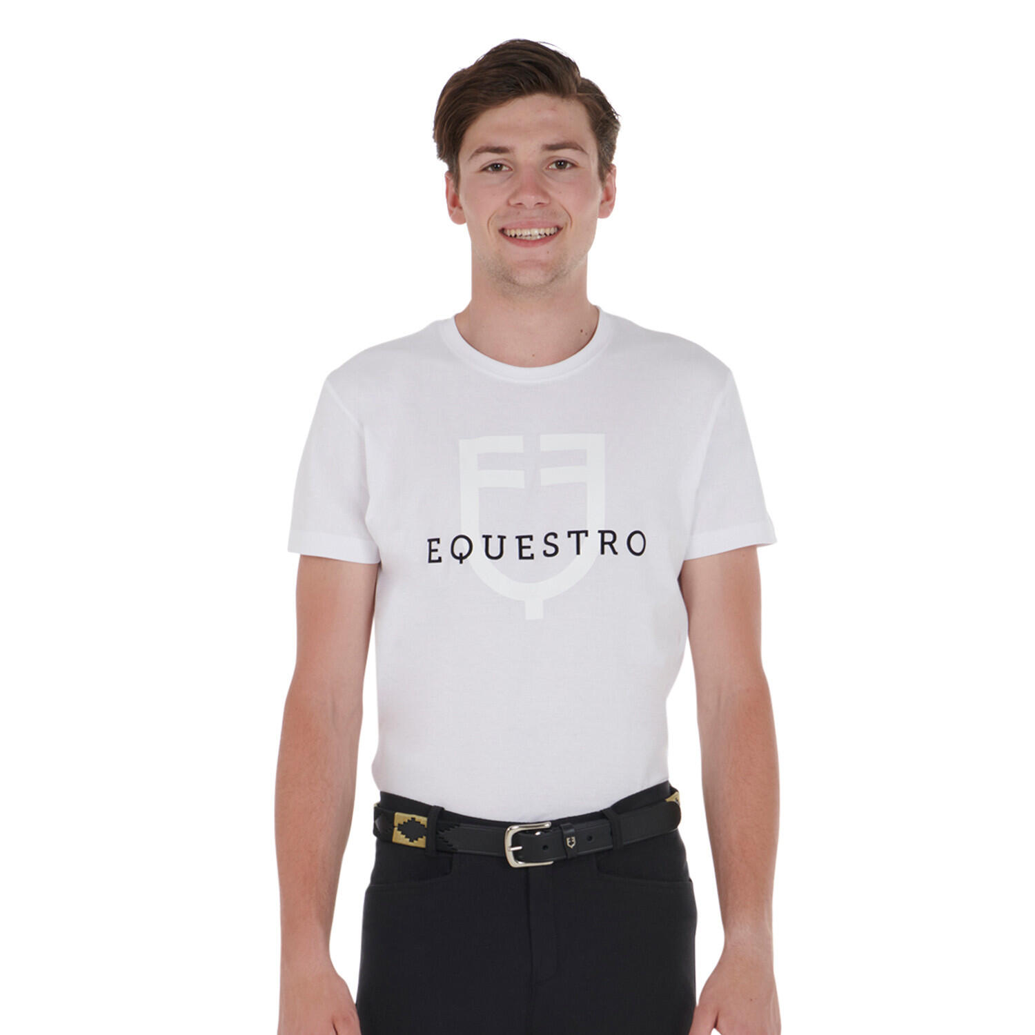 Ceinture d'équitation en cuir avec motif southwest 6/7