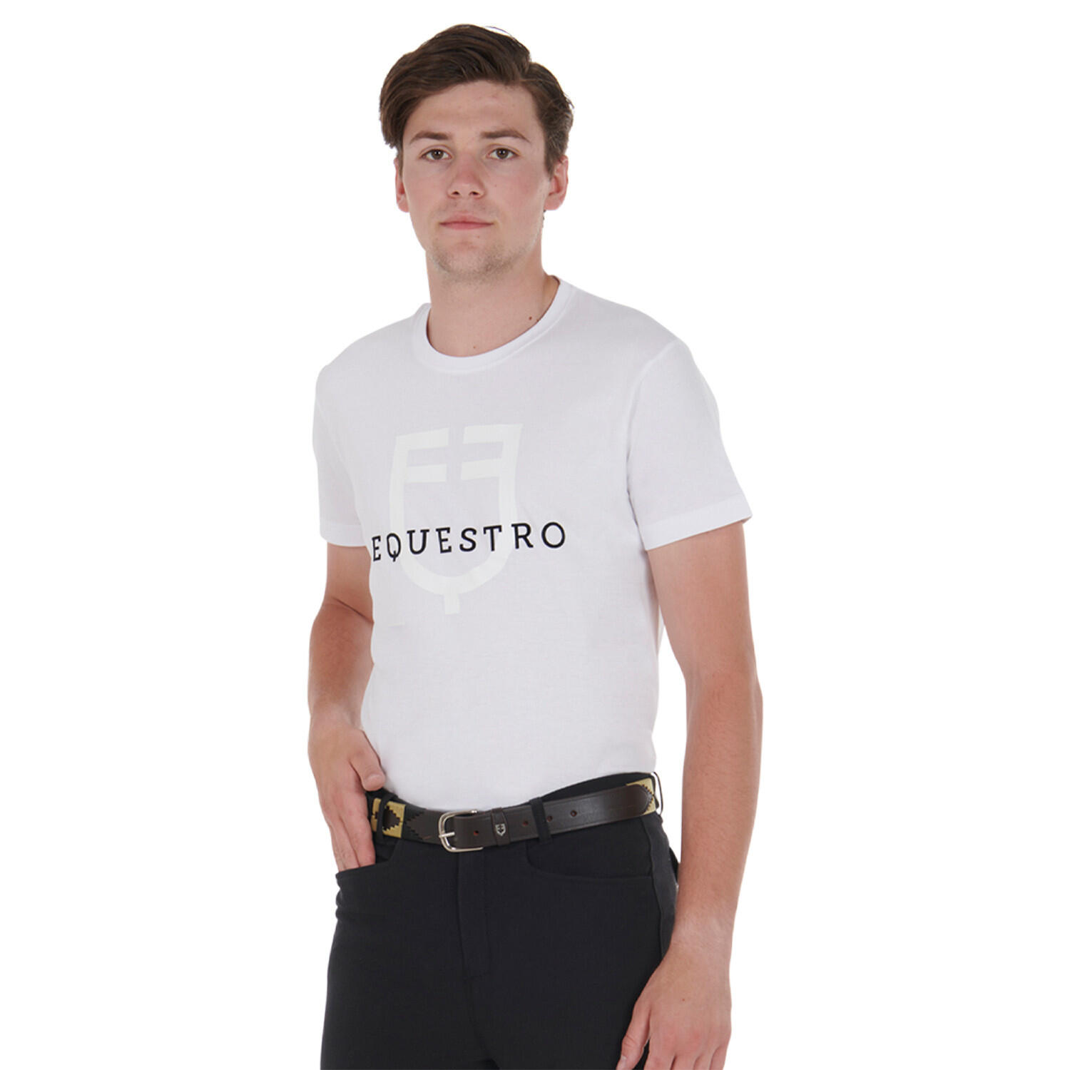 Cinturón de montar de cuero con motivo del suroeste 7/7