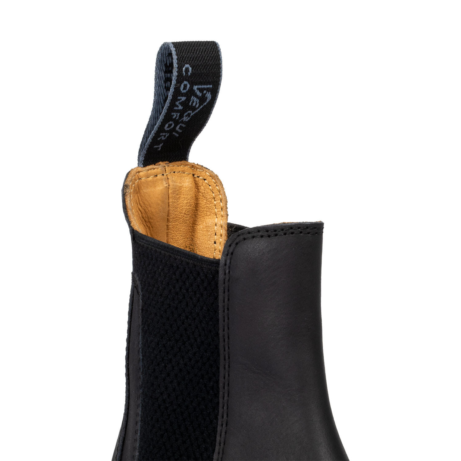 Stivaletti jodhpur cuoio con elastico laterale 7/7