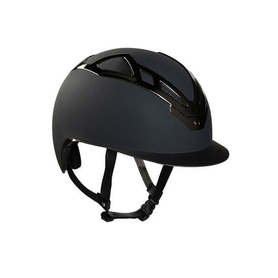 Casque apex chrome noir mat