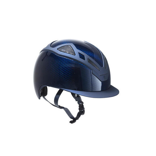 Casque apex full carbone bleu brillant