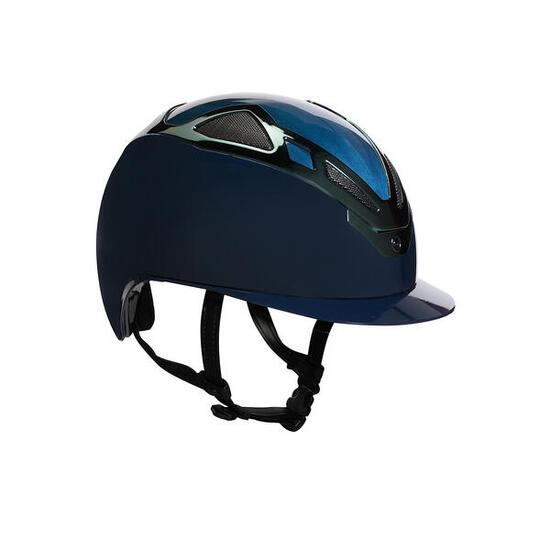 Casque apex wood bleu marine brillant