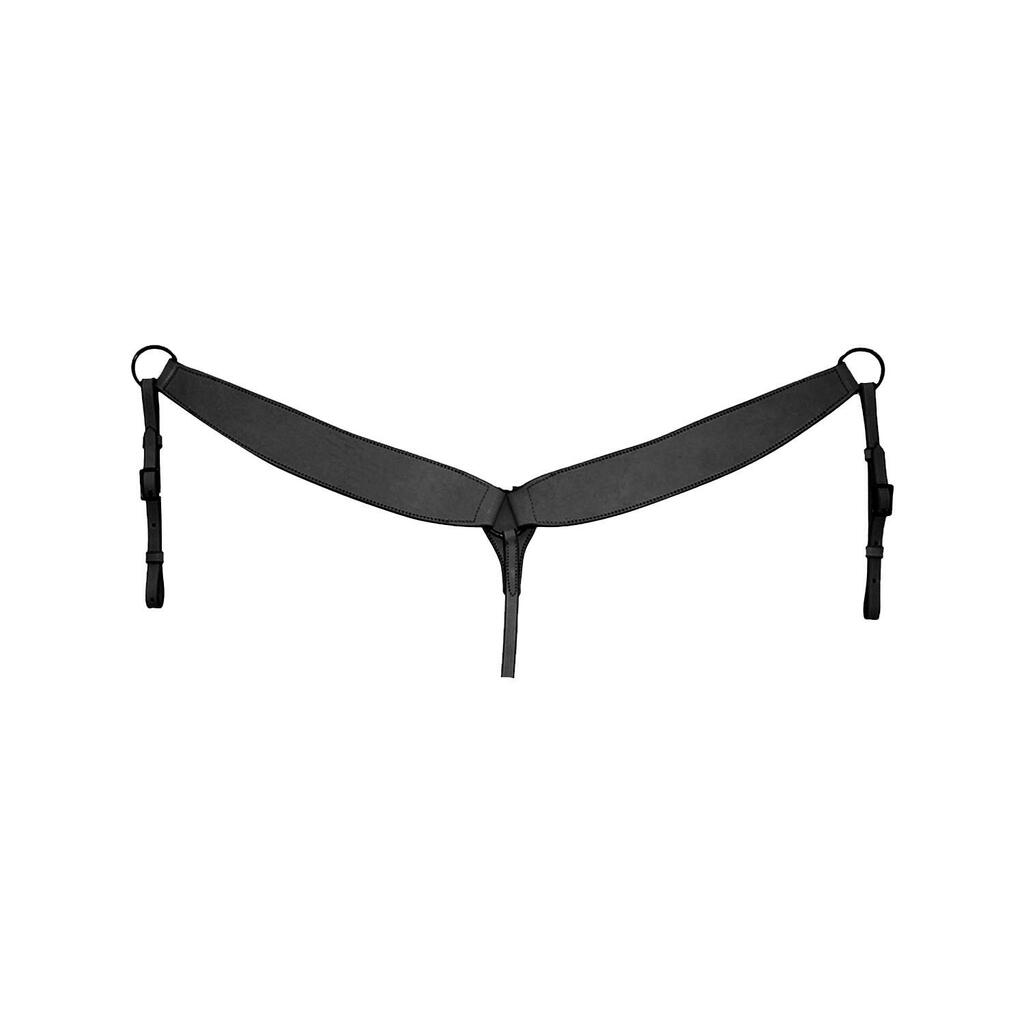 Smooth leather breast collar