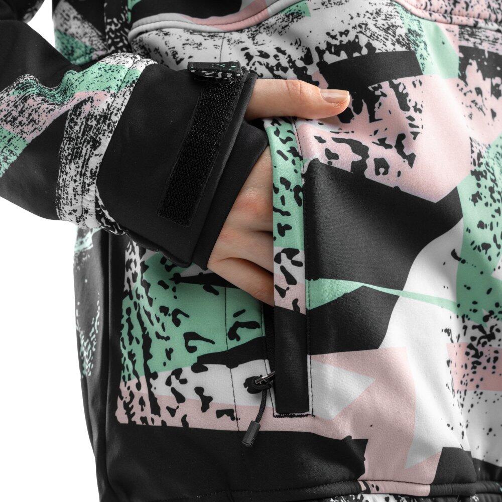 Giacca da snowboard da donna Sport invernali W1-W Crest Multicolore 4/8