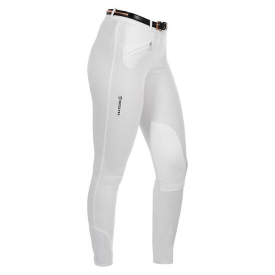 Pantalon d'équitation femme en coton stretch