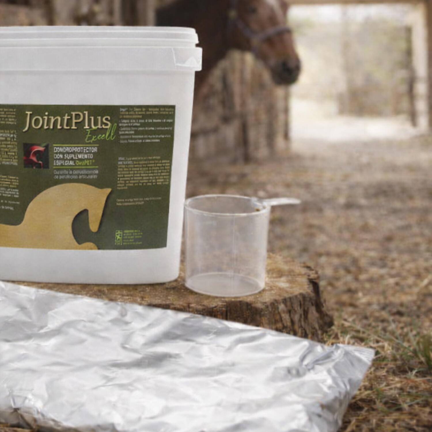 Condroprotector para caballos Joint Plus Excell. Lab Pino. Con Ovopet. 4/5
