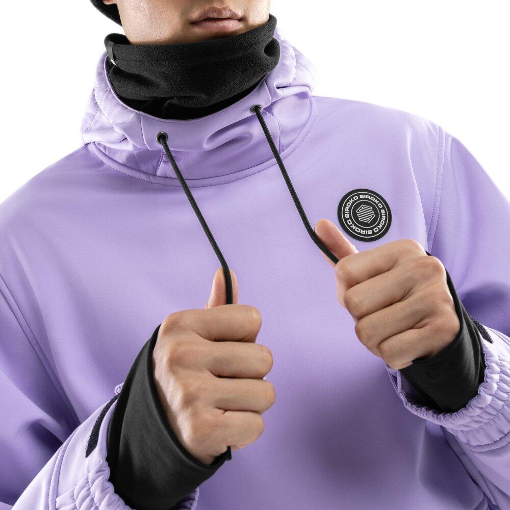 Herren Wintersport snowboardjacke für W1 Snowy Lavendel 4/8