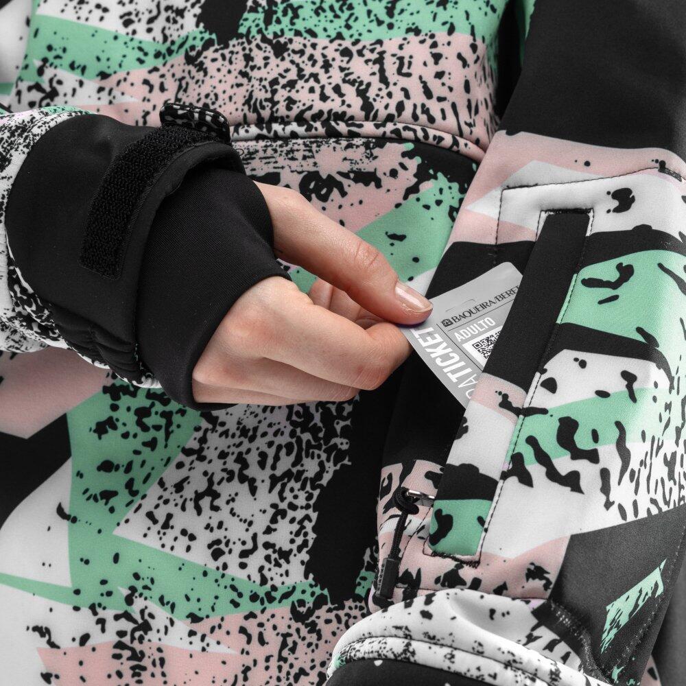 Giacca da snowboard da donna Sport invernali W1-W Crest Multicolore 5/8