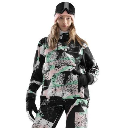 Women Winter sports 's snowboard jacket W1-W Crest Multicolor