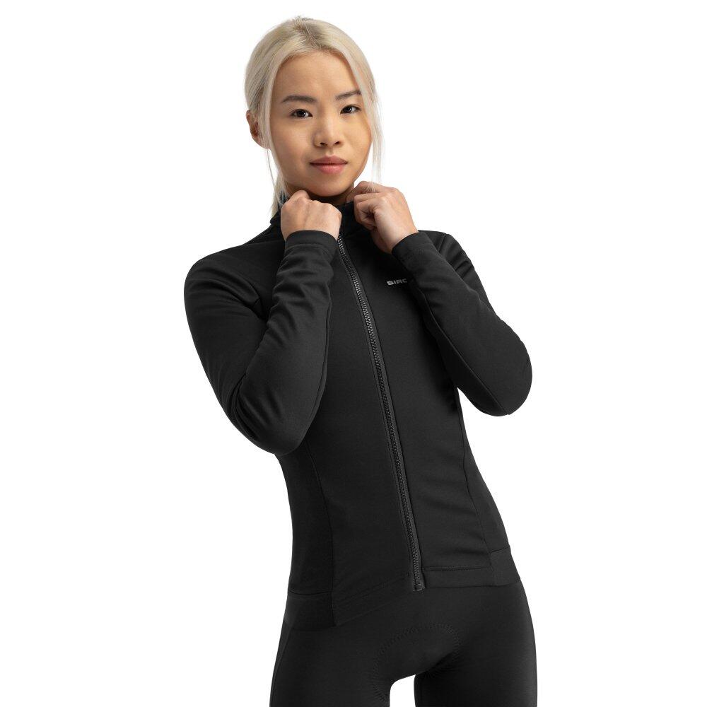 Women Cycling 's softshell winter jacket Core Abyss Black