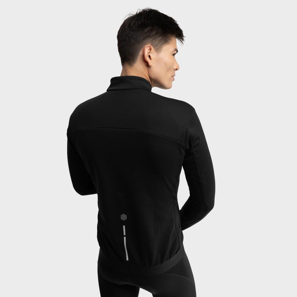 Herren Radsport softshell-fahrradwinterjacke für Core Everest Schwarz 6/8
