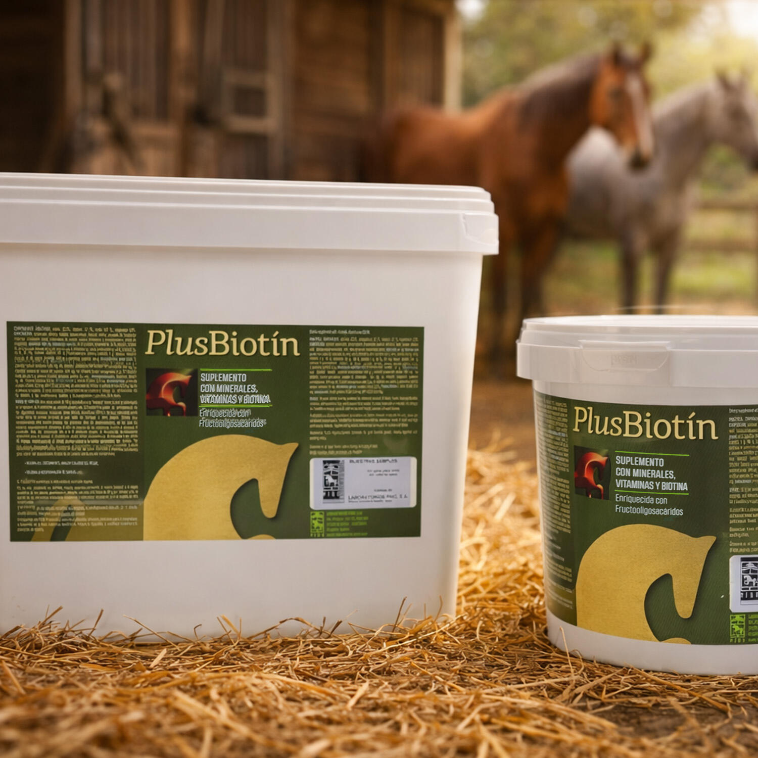 Suplemento nutricional con biotina para caballos. Lab Pino. 6/7