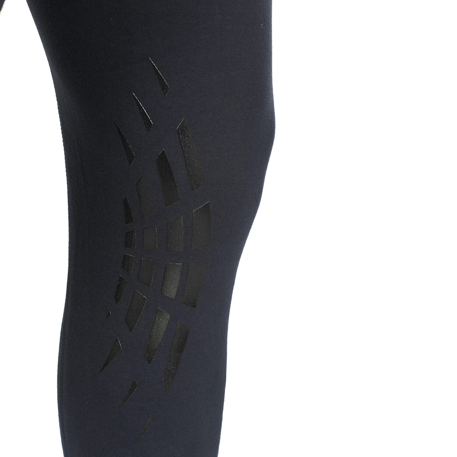 Calças de equitação masculinas com grip de silicone 3/4