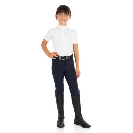 Pantalon d'équitation enfant en tissu technique