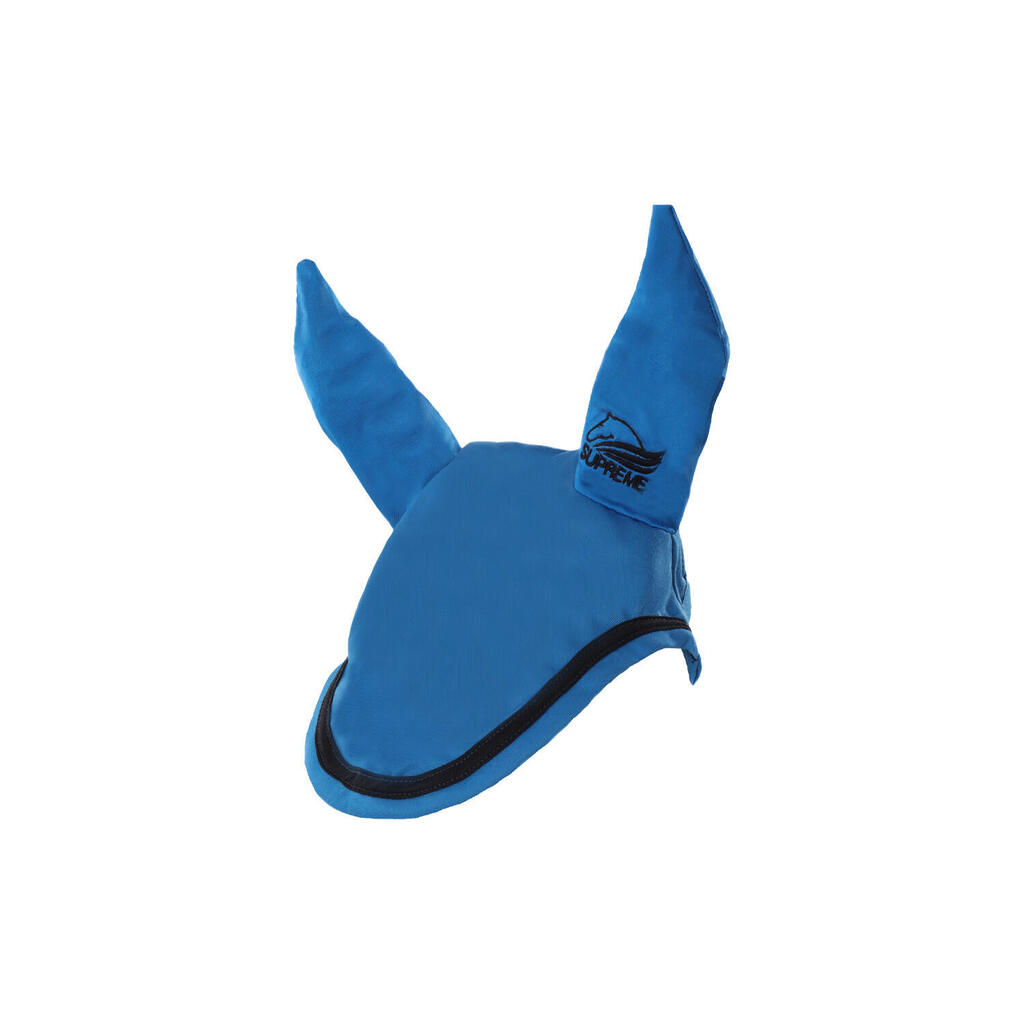 Cotton pony fly veil with contrasting piping