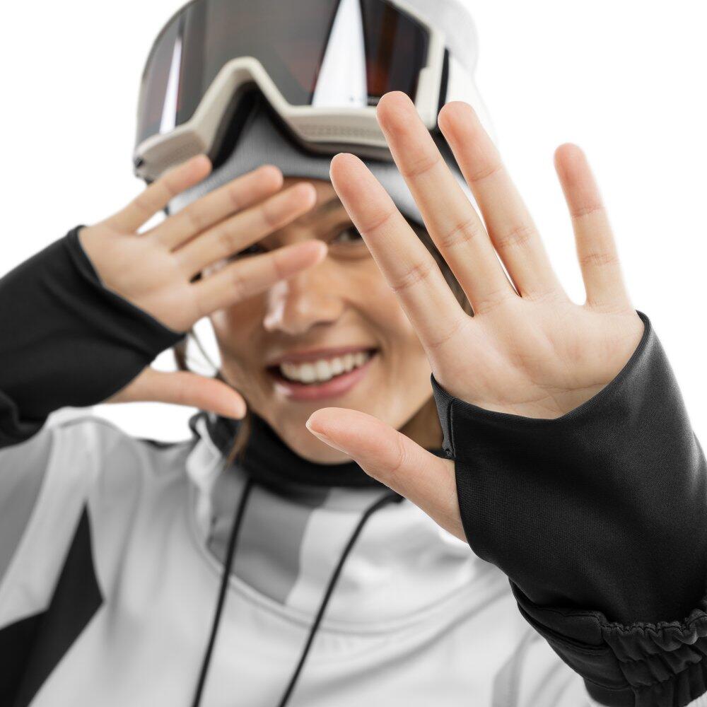 Damen Wintersport snowboardjacke für W1-W Tibet Grau 5/7