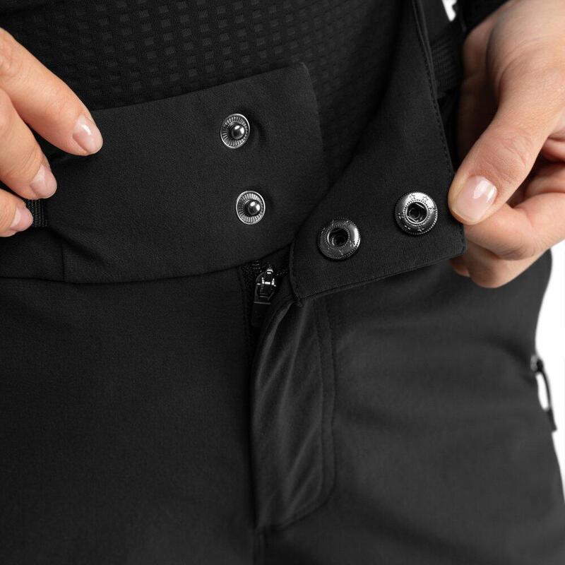 Pantaloni lungi de cu pietriș pentru femei Jeju Negru