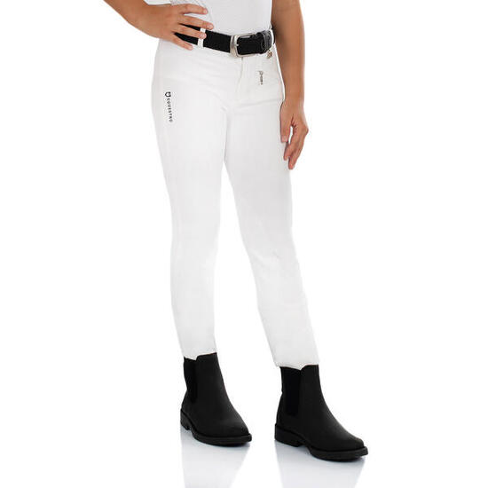 Pantalon d'équitation jodhpur enfant en tissu technique