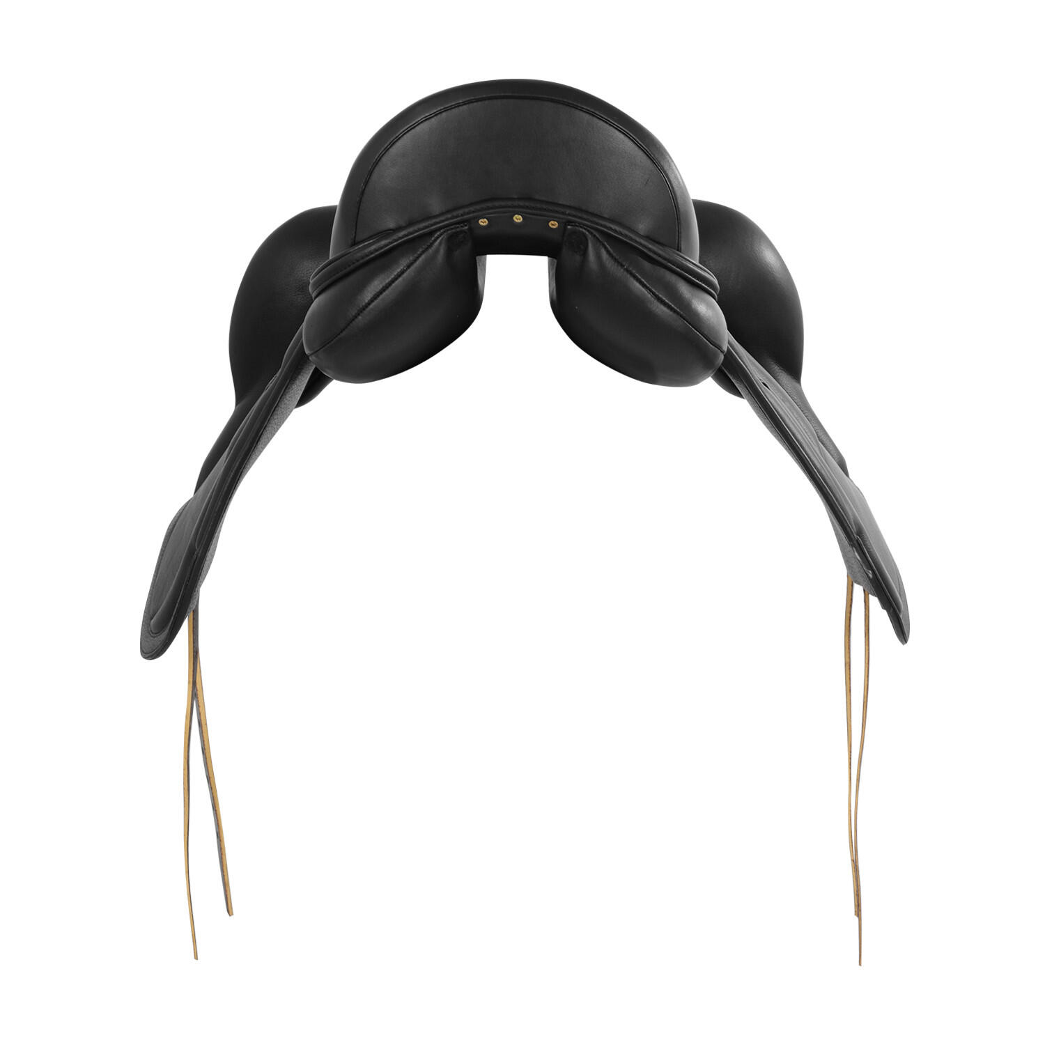 Selle de dressage monoquartier en cuir 4/4