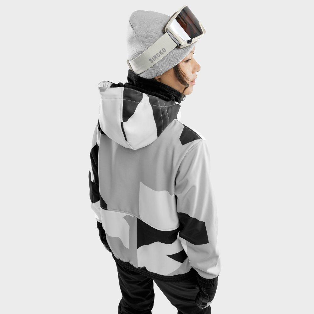 Damen Wintersport snowboardjacke für W1-W Tibet Grau 6/7