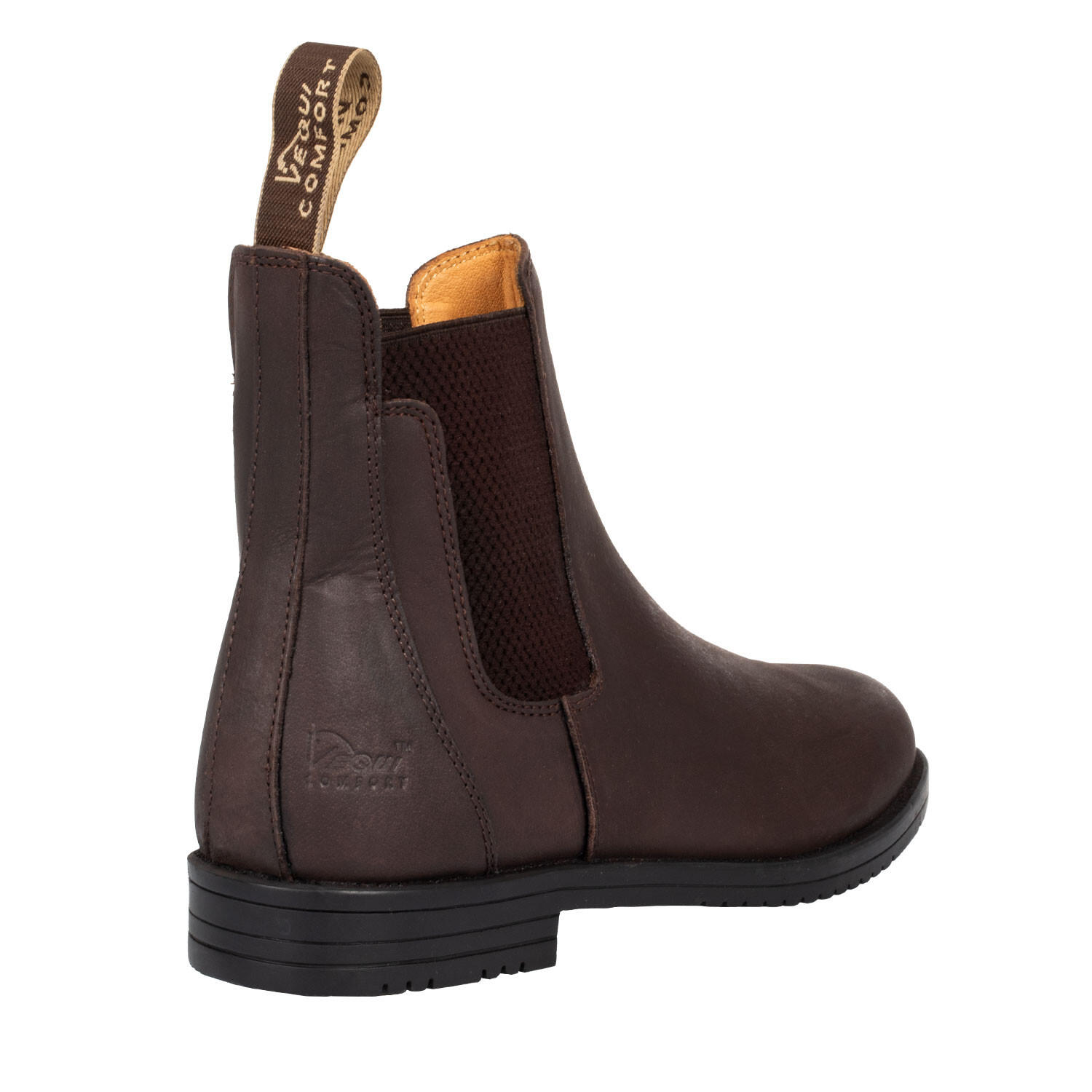 Bottines jodhpur en cuir avec élastique latéral 3/7