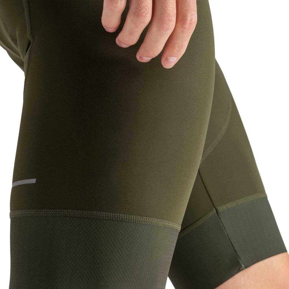 Heren Fietsen bib shorts van e stoffen Basil Groen 4/8