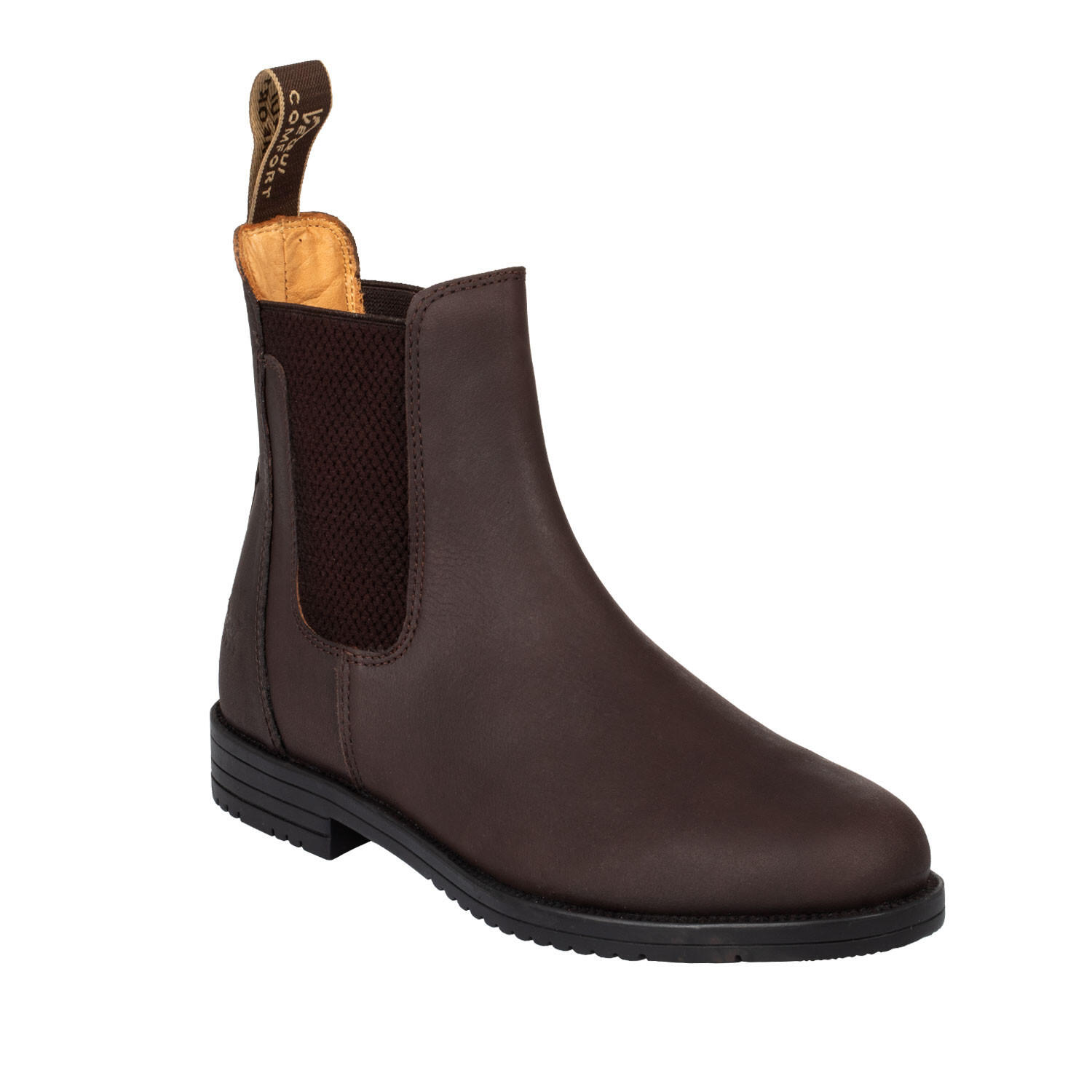 Bottines jodhpur en cuir avec élastique latéral 2/7