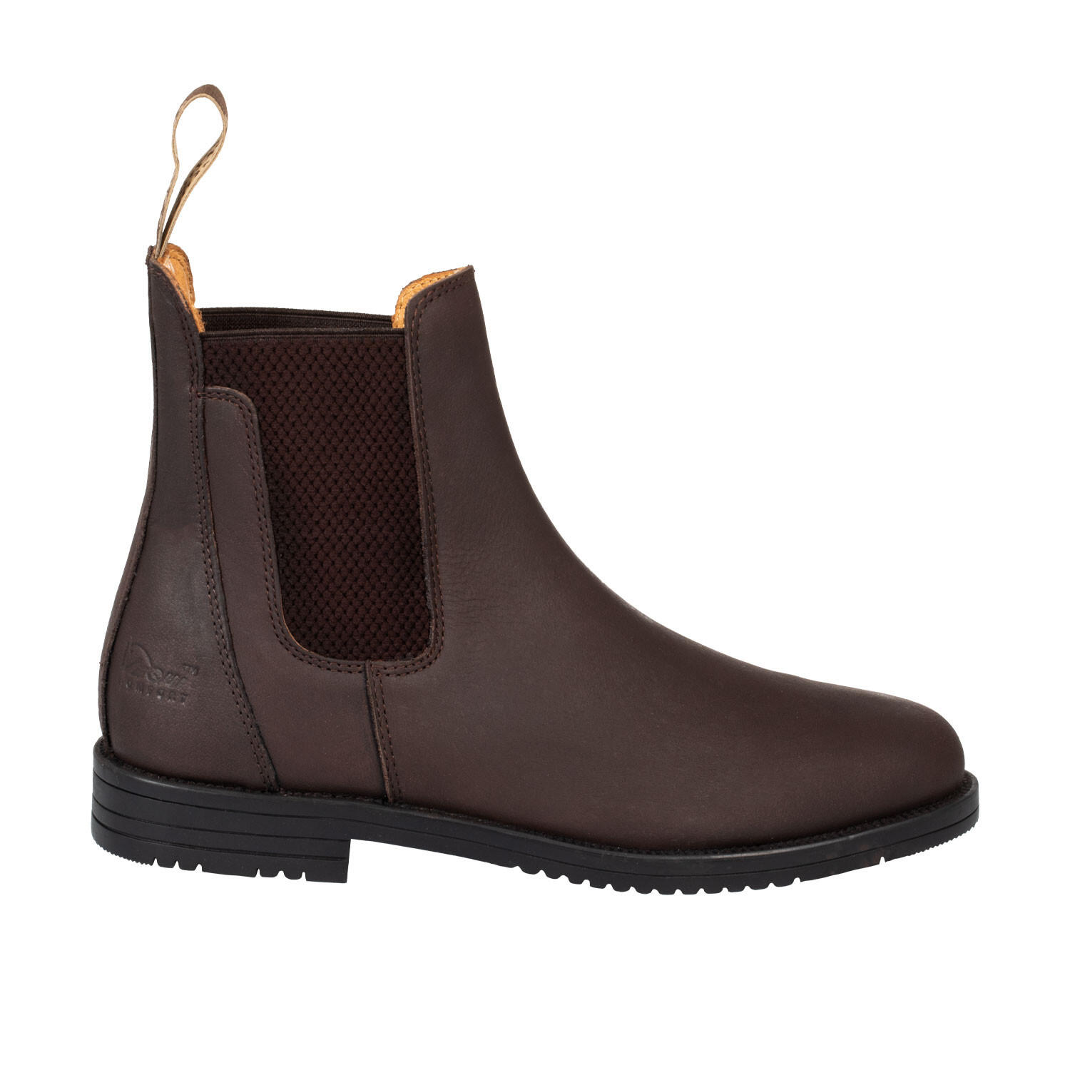 Bottines jodhpur en cuir avec élastique latéral 5/7
