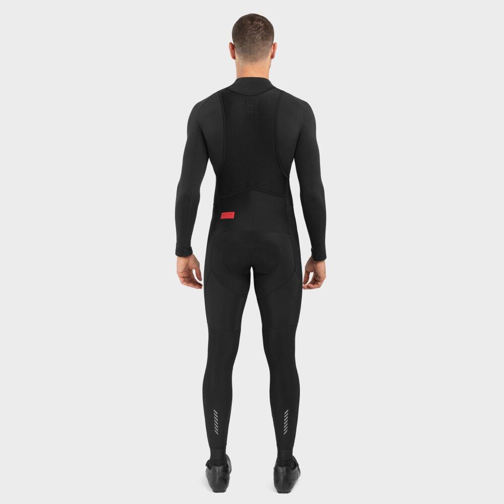 Herren Radsport winter-fahrradträgerhose für DW Troms Schwarz 6/7