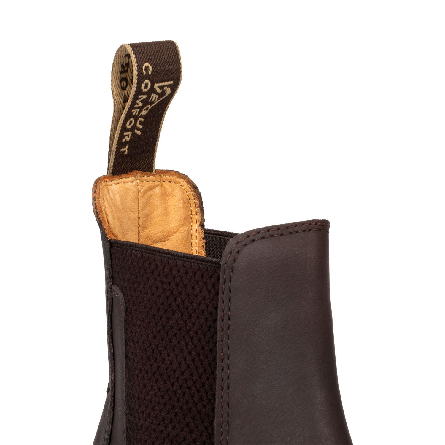 Bottines jodhpur en cuir avec élastique latéral 7/7