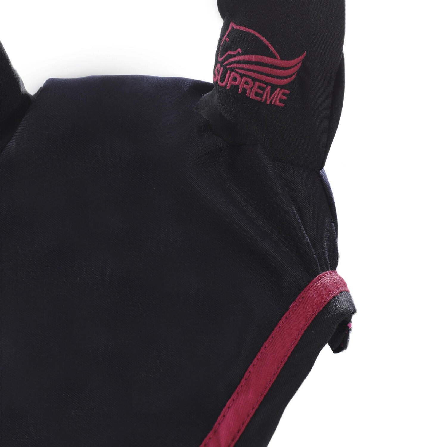 Gorro de poni de algodón con ribete en contraste 2/2