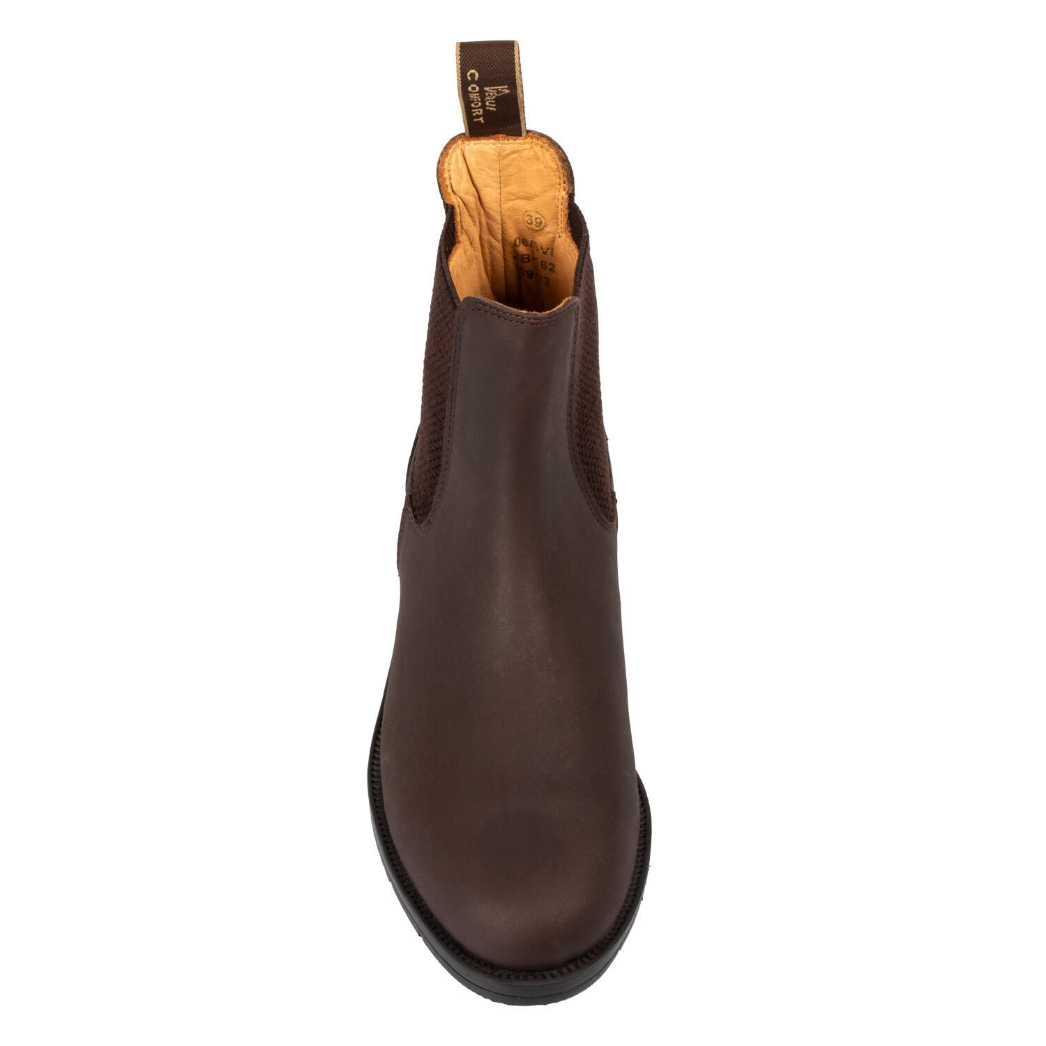 Bottines jodhpur en cuir avec élastique latéral 6/7