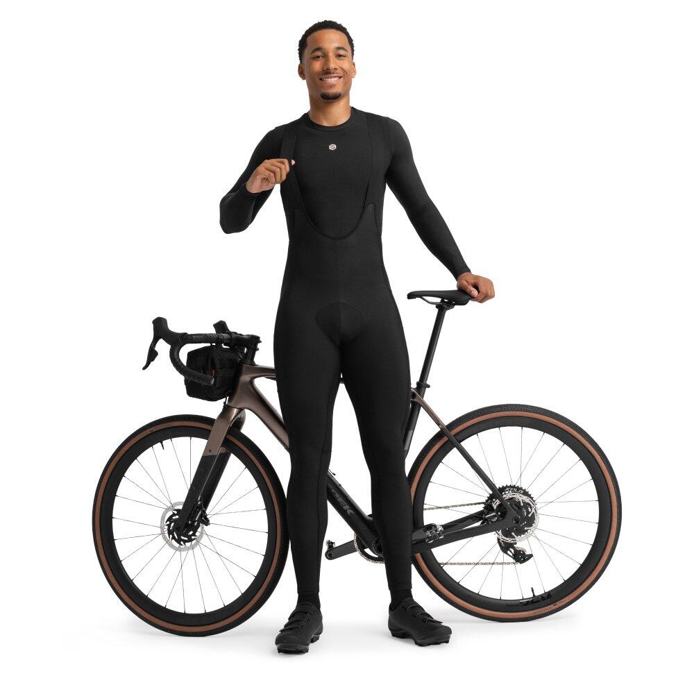 Sous-maillot thermique cyclisme gravel homme Ring Road Noir 3/6