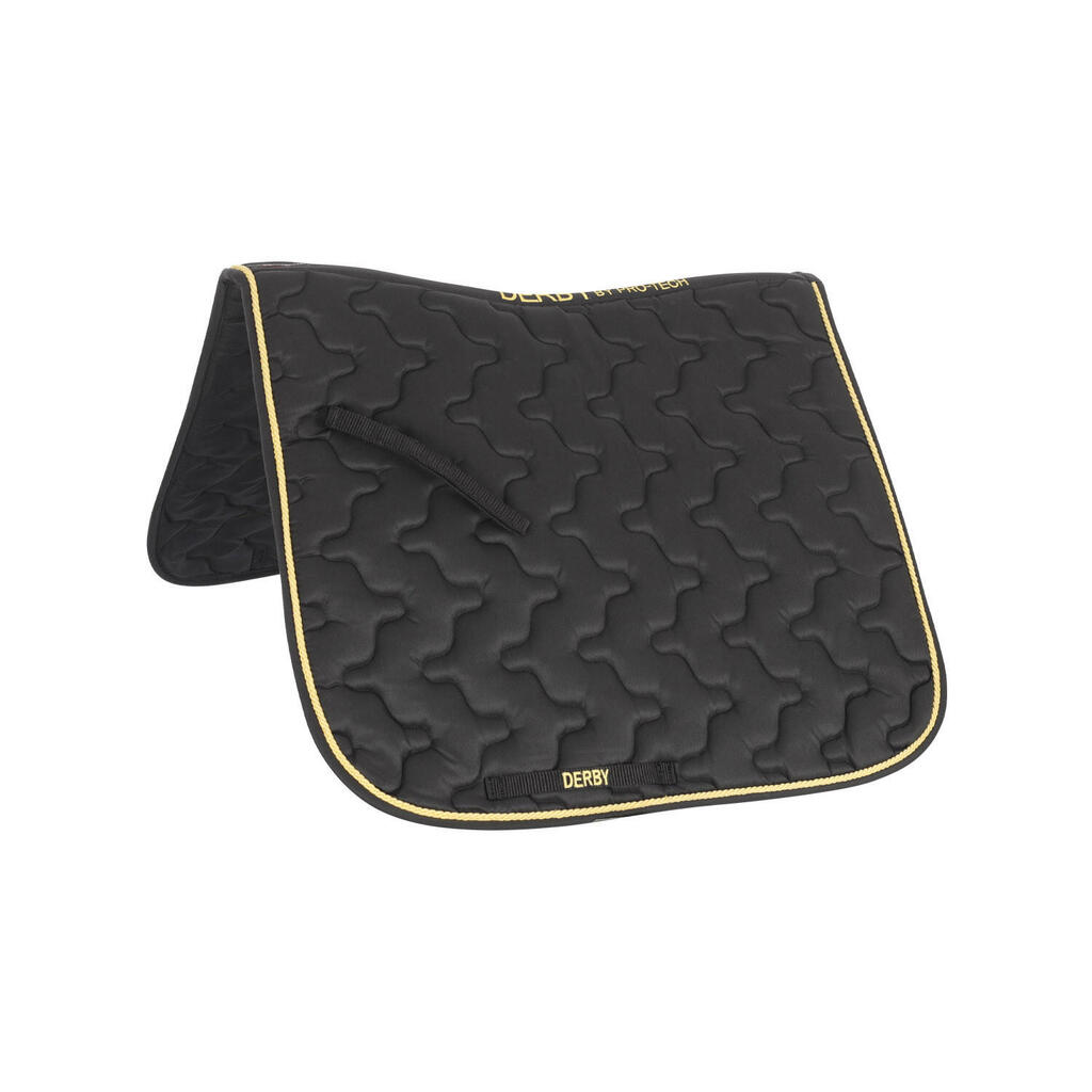 Dressage saddle pad with piping cord