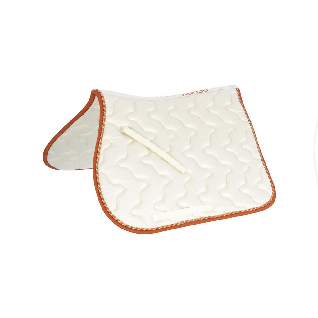 Pony saddle pad with piping cord