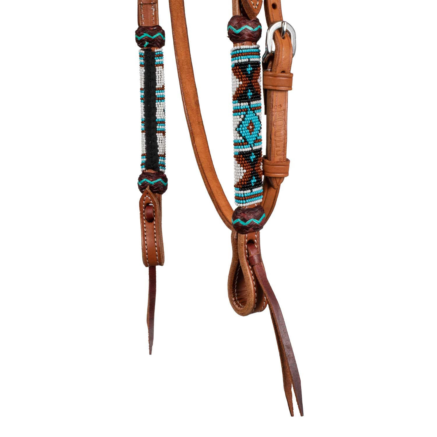Bridon western navajo perlé 3/4