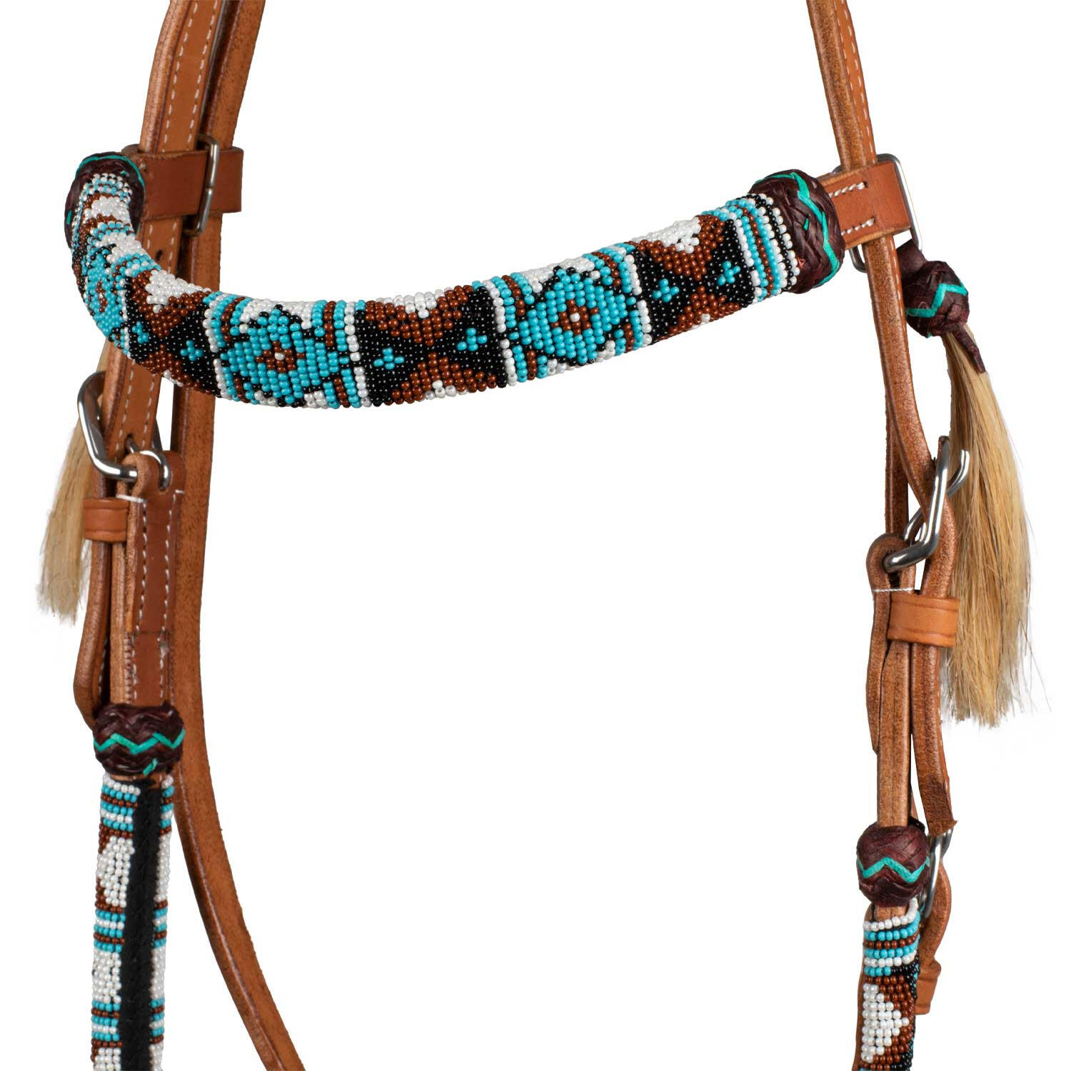 Bridon western navajo perlé 4/4