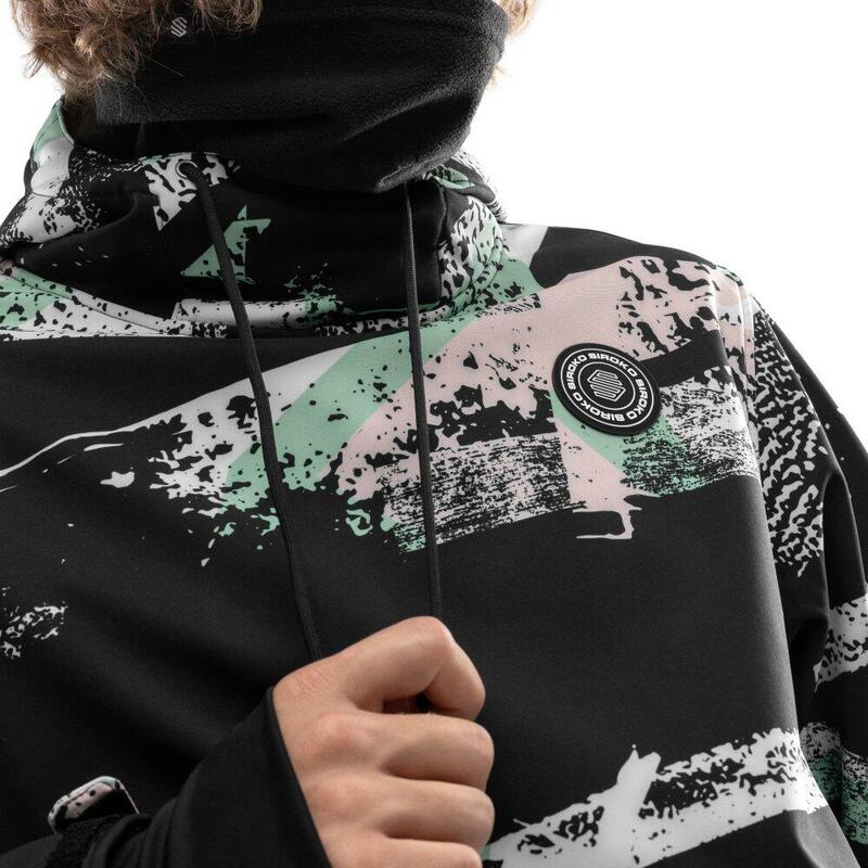 Jachetă de snowboard pentru bărbați W1 Crest Multicolor Zăpadă