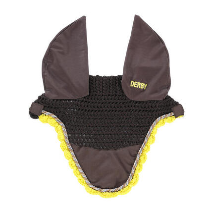 Bonnet cheval en coton avec cordon
