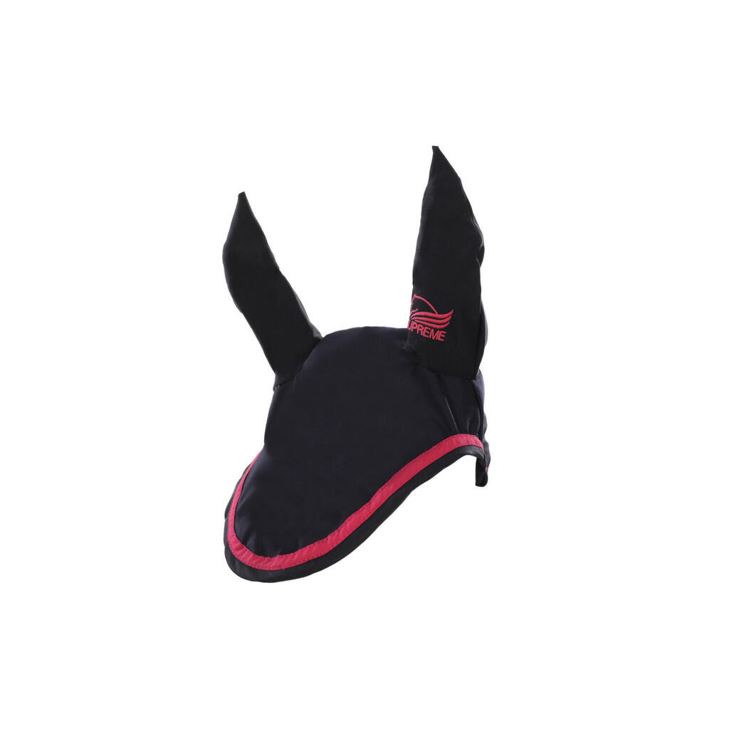 Cotton pony fly veil with contrasting piping